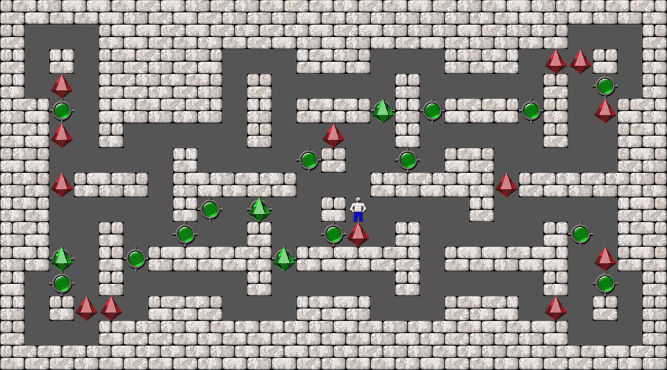 Sokoban Bugs550 collection level 66